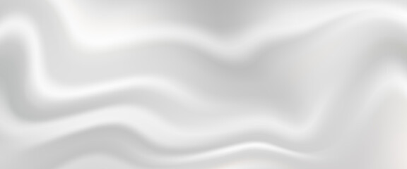 abstract gradient white and grey background. Silver foil background with metal mirror texture. Chrome gradient surface with light gloss simple abstract.