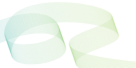 Blue abstract wave vector background design with curved lines and light pattern