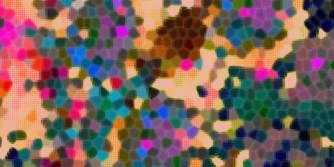 Abstract colorful vibrant mosaic tile background texture