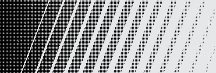 Half tone gradient line pattern. Faded halftone black lines.