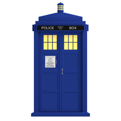 Obraz premium Police box