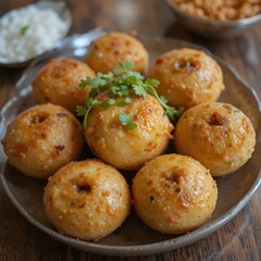 Fototapeta premium A gol gappay plate 