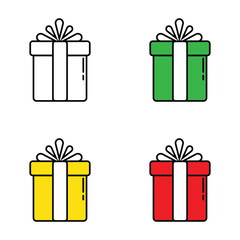 Vector template of gift box, affection, birthday, romantic, special, valentine