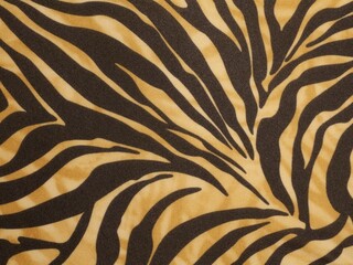 Tiger Stripe Pattern Background in Brown and Yellow Tones