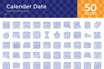 Calender date icon sheet, calendar, date, schedule, time, clock, event, appointment, deadline, planner, reminder, organizer, agenda, management, meeting, day, month, year, week.