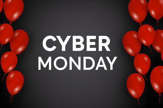 Modern Cyber Monday background with digital elements and futuristic design, ideal for online sale ads, promotions, and marketing