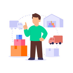 Supply Chain, managing product flow from production to market