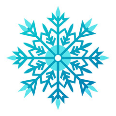 snowflake on white background