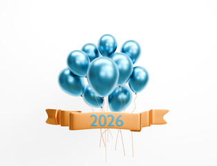 2026 Happy New Year greeting card