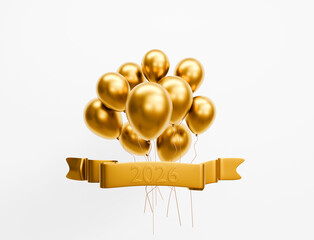 2026 Happy New Year greeting card