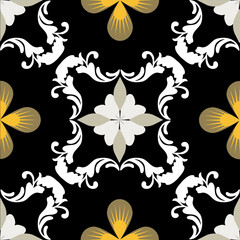 Abstract flora, Geometric Ethnic traditional seamless,Knitting,Navajo Native American Indian, tribal, traditional, pattern design for carpet, print, wrap, decorative, illustration, Fabric, Wallpaper, 