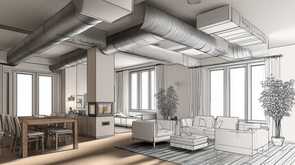 Modern decentralized ventilation systems with heat recovery can qualify for subsidies if highly efficient, providing 75–80% heat recovery and low fan power consumption.