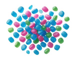 Colored dishwasher salt granules for better visibility and precise dosing in low light.