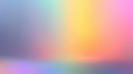 Obraz premium Soft Gradient Background with Gentle Hues of Blue, Purple, Pink, and Yellow for Creative Designs and Artistic Projects
