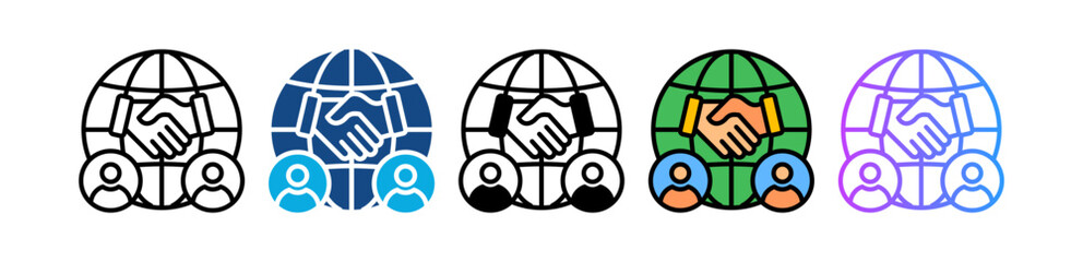 International Relations multiple icon