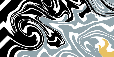 Seamless abstract wavy striped with colorful pattern. EPS10 Illustration.