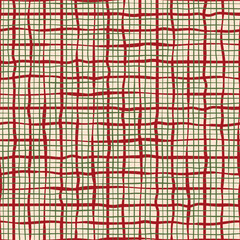 Christmas checkered plaid background Tartan gingham green red seamless pattern tablecloth Textile