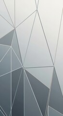 Fototapeta premium Geometric abstract art with intersecting lines and gray tones