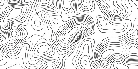 Obraz premium Topographic background and texture, monochrome image. Perfect for Minimalist and Contemporary Design Projects.