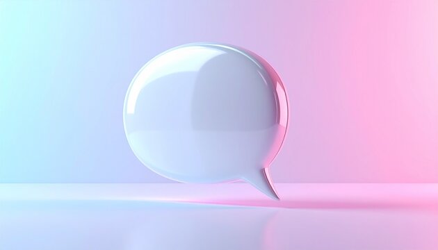 Futuristic Speech Bubble