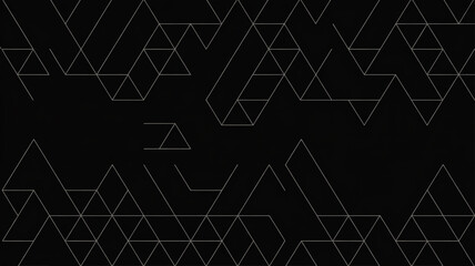 Dark abstract background with a geometric pattern of white dotted lines