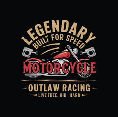 motorcycle t shirt design