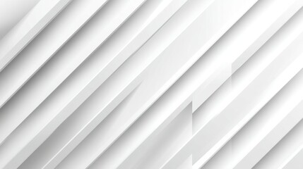 Obraz premium Modern Abstract Background with Diagonal Lines in Clean White Color Palette, Perfect for Minimalist Design Projects and Contemporary Visuals