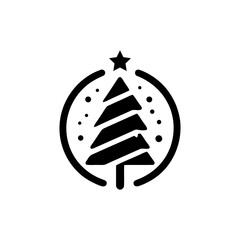 Festive Christmas tree insignia