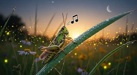 Grasshopper Serenade - A Musical Night in the Meadow.
