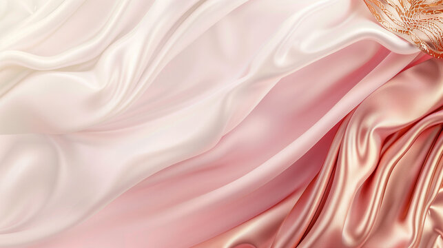 pink silk background