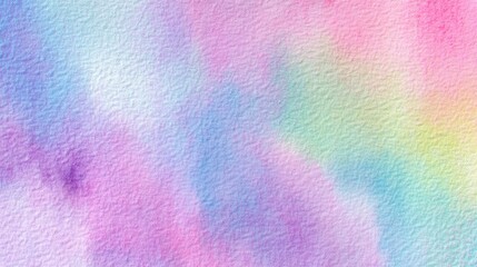 Soft Abstract Watercolor Background with Blurred Pastel Colors in Shades of Pink, Blue, Green, and Yellow for Modern Art and Design Projects