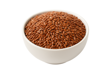 Flax Seed In Bowl