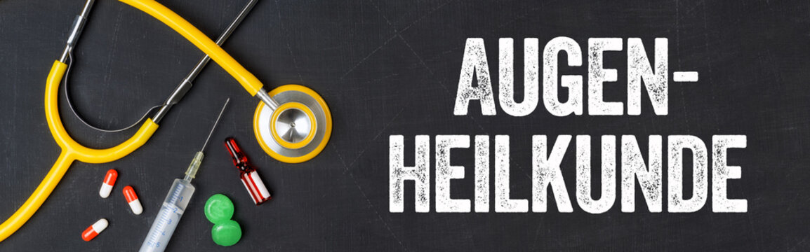  Stethoskop und Medikamente - Augenheilkunde