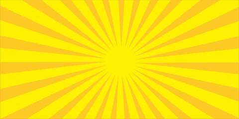 Yellow abstract background with a composition of circular shapes.