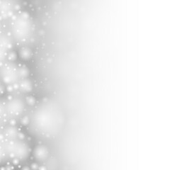 光の粒が漂い幻想的な世界を描いた抽象アート風のモノクロキラキラ背景