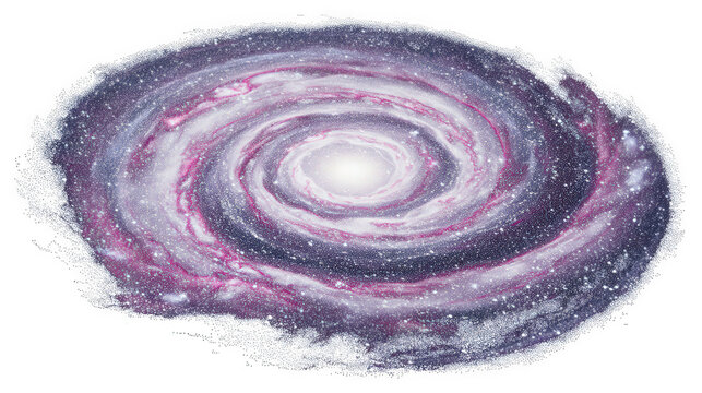 Witness the breathtaking cosmic spectacle, an artistic rendering of celestial events unfolding within a majestic spiral galaxy, revealing universal wonders