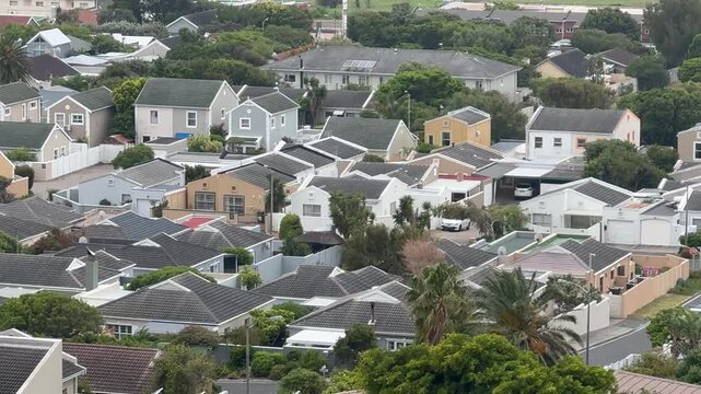A residential area in Cape Town&rsquo;s suburb of Lakeside, near Muizenberg.