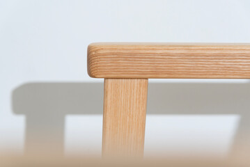 wooden table and chair