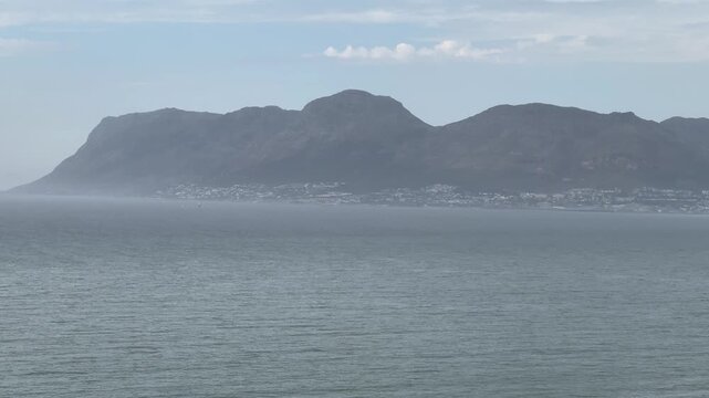 View over False Bay, near Cape Town from Boyes Drive, Kalk Bay.