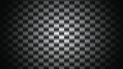 Dark carbon fiber texture background seamless pattern for industrial design modern technology backdrop