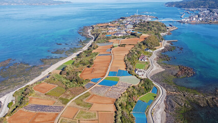 通詞島のドローン空撮