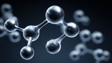 In a modern cosmetic laboratory, researchers analyze the complex arrangements of molecules. This detailed examination highlights the significance of molecular structure in product formulation