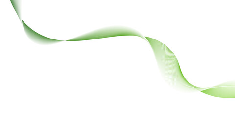 abstract green wave, Abstract background with vector green wave line, illustration of curved flow of green abstract wave line motion. White green Abstract Wallpaper.  © MD SAGOR