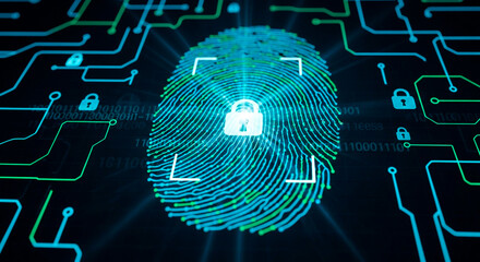 Secure your digital world with biometric fingerprint authentication for data protection and seamless access, a modern cybersecurity solution