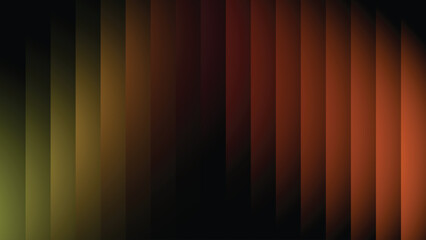 A dark background with vertical stripes of vibrant colors like green, red, and orange, creating an abstract, textured effect.