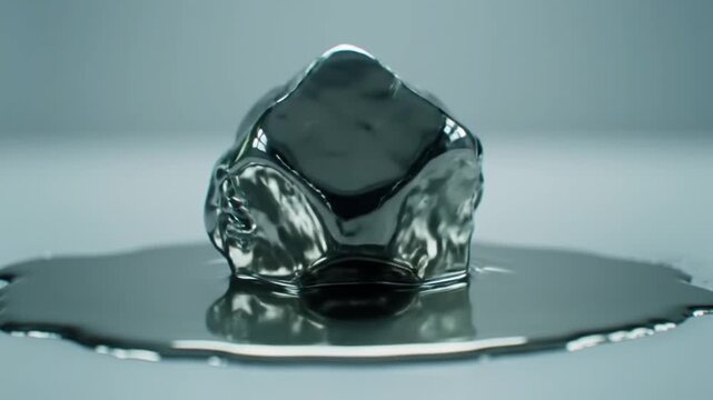 Metamorphic Mercury: The Dancing Non-Newtonian Sphere