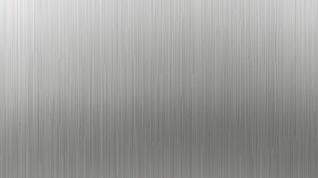 Brushed metal texture with vertical lines in silver tone
