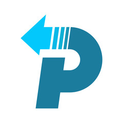 Modern Letter P Logo Design
