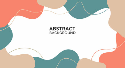 A vibrant abstract background featuring organic shapes and soft pastel colors, ideal for creative projects and modern designs.
