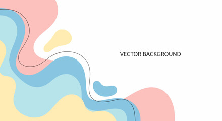 A modern abstract background with soft pastel colors and organic shapes, perfect for various design projects and presentations.